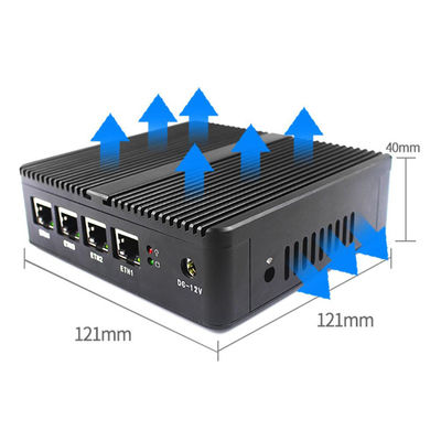 Industrial Nano J4105 4 Lan Port Mini PC Fanless Soft Router With WIFI Support PFsense
