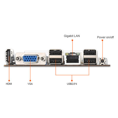 Intel® Celeron 1037U 8 GPU Mining PC Motherboard 8 PCIE 16X 55mm Spacing