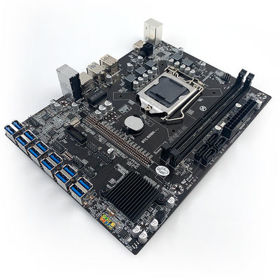 Intel® B250 Support 12 GPU CryptoMining PC Motherboard 12 USB3.0 to 12 PCIE 16X