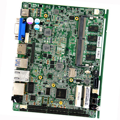 Skylake-U I5-6200U Pc 3.5 Inch Motherboard Industrial 6 COM 2 LAN Integrated DDR4 RAM