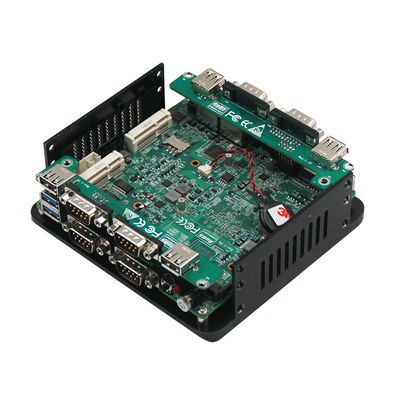 Gemini Lake J4105 J4125 N4100 N5000 Industrial Fanless Mini PC 2 LAN 6COM Nuc