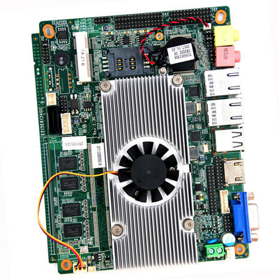 3.5 Inch X86 Industrial Dual Gigabit Lan Motherboard Atom N2800 Onboard 2GB DDR3 RAM