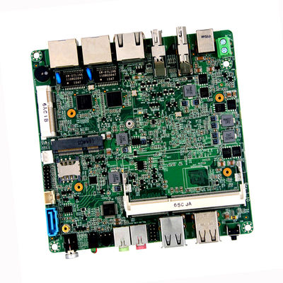 Quad Core E3845 Mini Computer Nano Motherboard RJ45 RS232 2 LAN HDMI DP Port