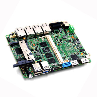 4 LAN 3.5" PC Motherboard Firewall J1800 J1900 E3845 N2806 onboard 4GB RAM