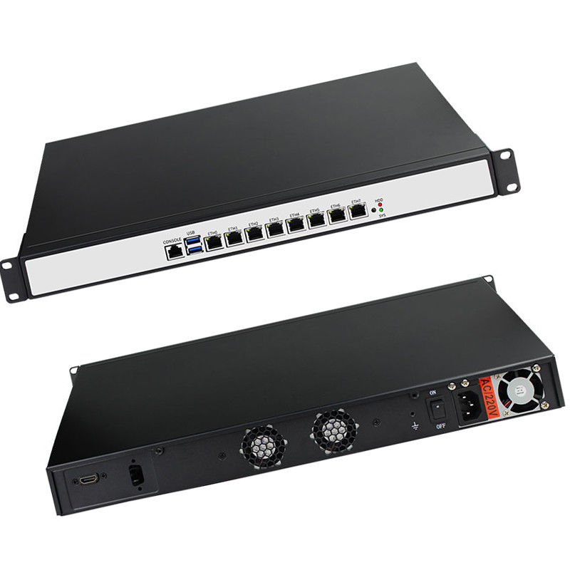 8 Gigabit LAN H170 support 9th I3 I5 I7 Industrial computer firewall PC appliance soft router