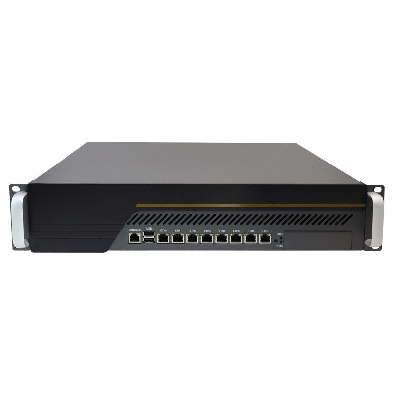 2U rackmount 8 Gigabit LAN Intel® C236 support 9th I3 I5 I7 Industrial computer firewall PC appliance